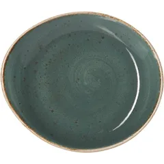 Тарелка пирожковая «Крафт Блю» фарфор D=155,H=20,L=155,B=130мм синий