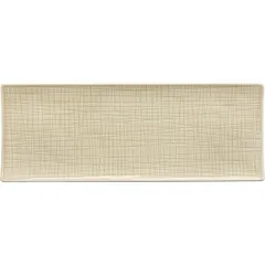 Блюдо прямоугольное фарфор ,L=34,B=13см кремов.