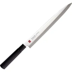 Kitchen knife for sashimi  stainless steel, wood  L=40.5/27cm  metallic, black