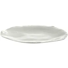 Plate “Perfect Imperfection” bone porcelain D=240,H=18mm white