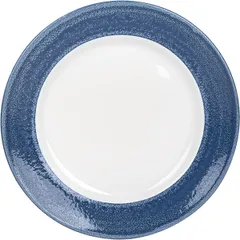 Plate “Revolution Edge Bluestone”  porcelain  D=270, H=25mm  blue