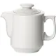 Чайник заварочный «Прага» с крышкой фарфор 1,2л D=12,5,H=18,L=21,B=13см белый, Объем по данным поставщика (мл): 1200