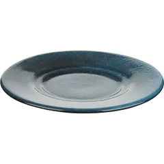 Блюдце «Млечный путь голубой» универсальное фарфор D=15,5см голуб.,черный, изображение 2