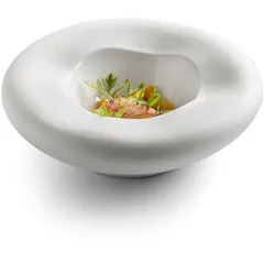 Salad bowl porcelain 110ml D=17cm white,matte