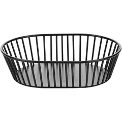 Basket for fruits and bread oval. "Inspired" stainless steel ,H=55,L=200,B=155mm