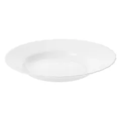 Тарелка глубокая «Трианон» стекло 0,6238л D=230,H=35мм белый, изображение 2