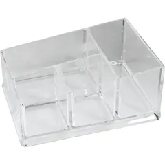 Container for packaged sugar/tea acrylic ,H=85,L=195,B=145mm clear.