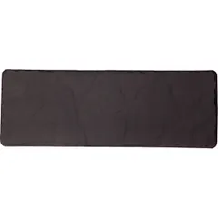 Блюдо для подачи «Базальт» керамика ,L=30,B=11см черный,матовый