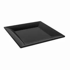 Serving dish plastic 100ml ,H=3,L=25,B=25cm black