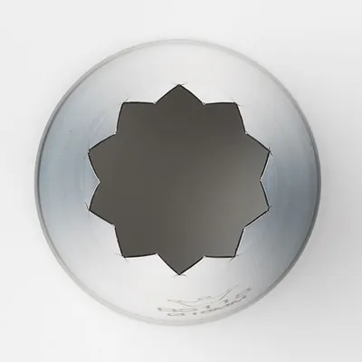 Насадка кондитерская «Открытая звезда»[5шт] сталь нерж. ,H=50,L=35/18мм, изображение 2