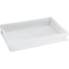 Dough storage container polyethylene 14l ,H=75,L=600,B=400mm white