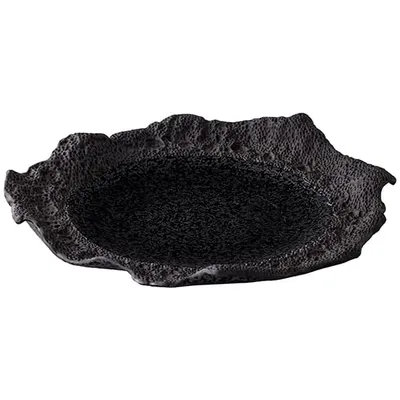 Тарелка «Ро Дизайн Бай Эрбиси» керамика ,L=32,B=28см черный
