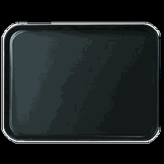 Rubberized rectangular tray  fiberglass , L=34.5, B=27cm  black