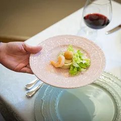 Тарелка «Скалистос» мелкая керамика D=225,H=25мм розов., изображение 4