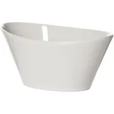 Салатник «Опшенс» овальный фарфор 200мл ,H=60,L=140,B=85мм белый