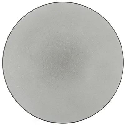 Тарелка «Экинокс» мелкая керамика D=26,H=3см серый, Цвет: Серый, Диаметр (мм): 260