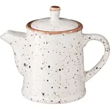 Чайник заварочный «Пунто Бьянка» фарфор 0,5л ,H=14,5,B=10,5см белый,черный