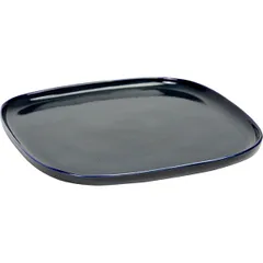 Блюдо «Террес де Ревес» квадратное керамика ,H=15,L=254,B=254мм синий, изображение 2