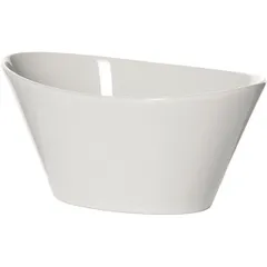 Салатник «Опшенс» овальный фарфор 200мл ,H=60,L=140,B=85мм белый