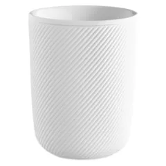 Glass for hot drinks “Twist Ro”  porcelain  250 ml  white