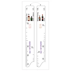 Линейка барная «Грин бабун» 0,7 л, «Каладос» 1 л, «Белуга Хантинг» 0,5 л, «Чинар» 0,7 л пластик ,L=2