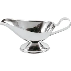 Sauce boat stainless steel 160ml ,H=75,L=170,B=75mm metal.