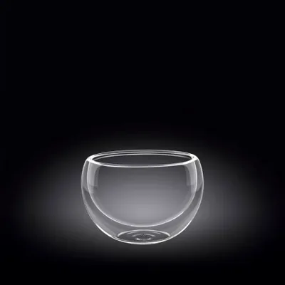 Салатник d =80 мм. 200 мл. h=58 мм. с двойными стенками Термостекло Wilmax /6/120/