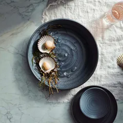 Тарелка «Поттерс» фарфор D=26,7см синий, изображение 3