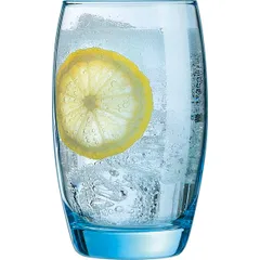 Хайбол (стакан) «Сальто Айс Блю» стекло 350мл D=76,H=121мм синий, изображение 3