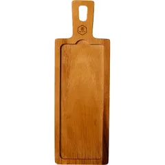 Подставка для блюда «Базальт» акация ,H=15,L=300,B=110мм, изображение 2