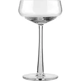 Champagne saucer “Witta” glass 180ml D=89,H=155mm clear.