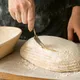 Корзина для расстойки теста овальная на 0,75кг ротанг ,H=75,L=240,B=140мм бежев., изображение 7