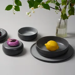 Блюдо для подачи «Сейко» фарфор D=13,H=5см серый, Диаметр (мм): 130, изображение 4