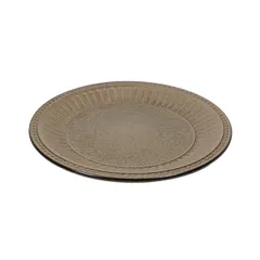 Тарелка «Ритм Терракота» плоская керамика D=205,H=15мм терракот, изображение 2