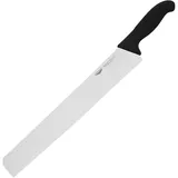 Knife for slicing cheese  stainless steel  L=36 cm  black, metal.