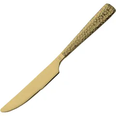 Dessert knife “Palace Martelato”  stainless steel  gold