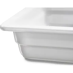 Гастроемкость GN 2/4 фарфор 2,9л ,H=65,L=530,B=162мм белый, изображение 2