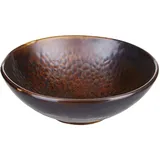 Salad bowl “Mak”  porcelain  0.55 l  D=180, H=55mm  copper