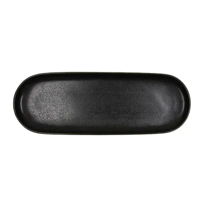 Блюдо «Раст Бронзо» овальное фарфор ,L=38,B=13см коричнев.