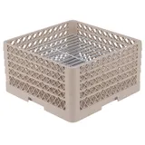 Кассета для тарелок на 30 шт Dmax=245мм полипроп.,сталь нерж. ,H=27,L=50,B=50см бежев.