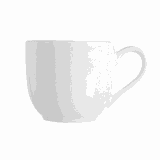 Чашка кофейная «Эмбасси вайт» фарфор 100мл D=64,H=55,L=85мм