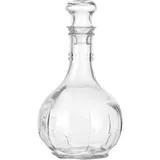 Графин «Карат» с пробкой стекло 0,5л ,H=19,8см прозр.