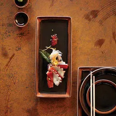 Стопка для саке «Кото» фарфор 50мл D=50,H=35мм черный,коричнев., изображение 2