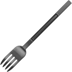 Table fork “Koichi” stainless steel black