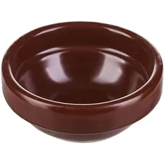 Sauce boat “Chocolate”  porcelain  30ml  D=60, H=25mm  dark brown.