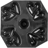 Форма кондитерская «Два сердца»[4шт] силикон,стеклопласт. ,H=35,L=120,B=113мм