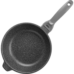 Сковорода (индукция) «Гранито» алюм.литой D=24,H=8см черный, изображение 2