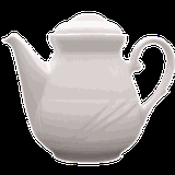 Кофейник «Аркадия» с крышкой фарфор 1л D=90,H=170,L=195,B=135мм белый