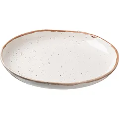 Тарелка «Пунто Бьянка» фарфор D=265,H=33мм белый,черный, изображение 2