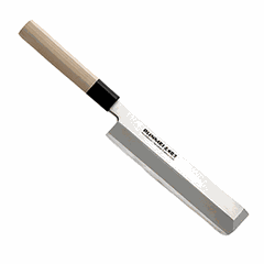Нож для овощей «Усуба» сталь,пластик ,L=18см бежев.,металлич.